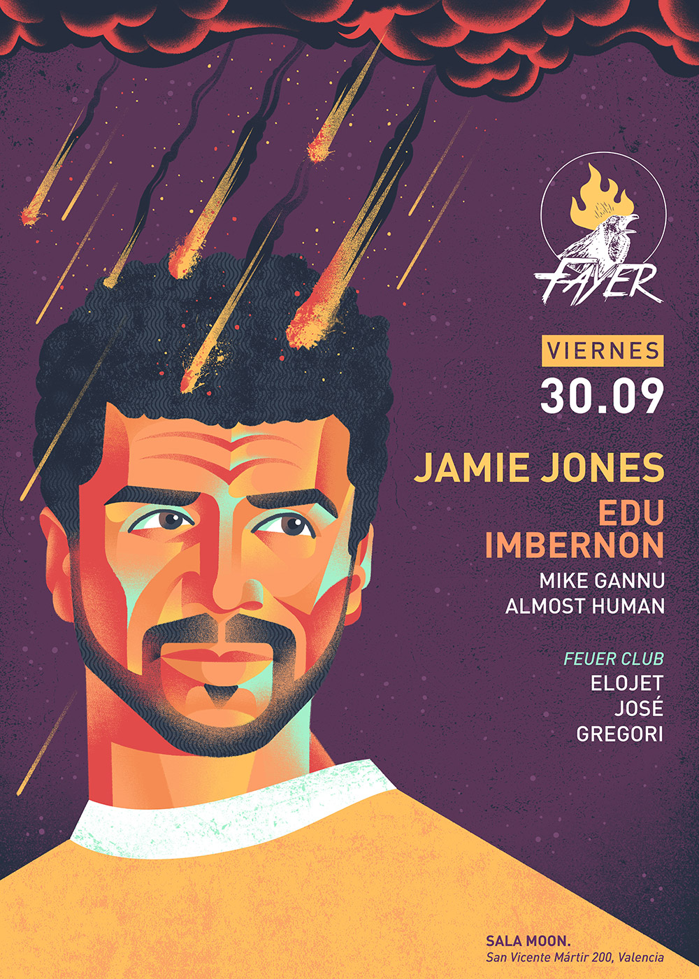 Jamie Jones next friday 30 of september at Moon Valencia with Fayer